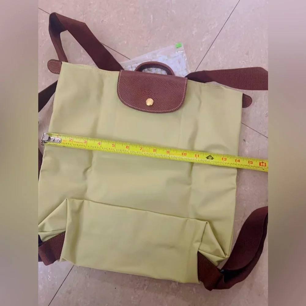 Longchamp Le Pliage Original Medium‎ Canvas Backpack color Pistachio